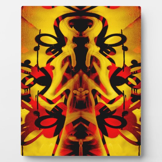 Kleurig grijffiti-patroon fotoplaat (Voorkant)