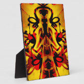 Kleurig grijffiti-patroon fotoplaat (Zijkant)