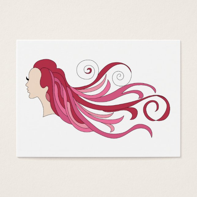 Kleurig haar visitekaartjes (Voorkant)