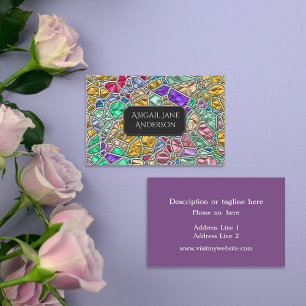 Kleurig handdoekglas - Kleur van Visitekaartje