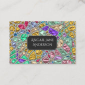 Kleurig handdoekglas - Kleur van Visitekaartje (Voorkant)