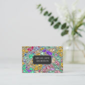 Kleurig handdoekglas - Kleur van Visitekaartje (Staand voorkant)