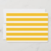 Kleurig handgeschreven script voor Bright Gele Str Save The Date (Achterkant)