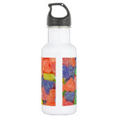 Kleurig hartvormig snoep waterfles  (Achterkant)