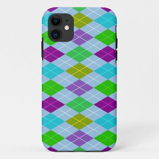 Kleurig, helder, lichtharlequin-geometrisch patroo Case-Mate iPhone case (Achterkant)
