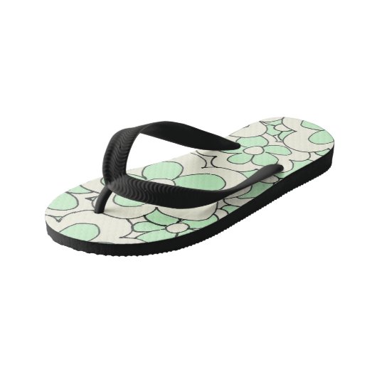 Kleurig, helder, vloeiend, gloedontwerp kinder teenslippers (Schuin)