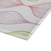 Kleurig horizontaal ogeenpatroon snijplank (Hoek)