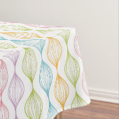 Kleurig horizontaal ogeenpatroon tafelkleed (Voorbeeld)