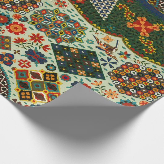 Kleurig Japans patroon Verpakkingspapier Cadeaupapier (Hoek)