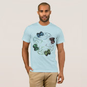 Kleurig joos-licht t-shirt (Voorkant volledig)