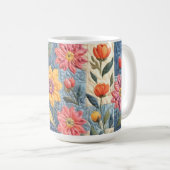 Kleurig kantelpatroon koffiemok (Voorkant rechts)