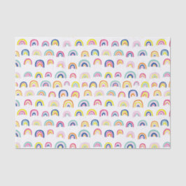 Kleurig kinder regenboogpatroon tissuepapier