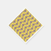 Kleurig kinder vispatroon servet (Hoek)