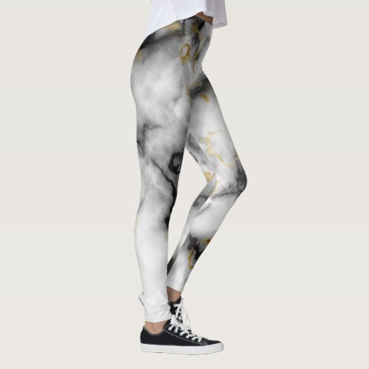 kleurig, kleurrijk, grijs goudkleurig patroon leggings (Rechts)