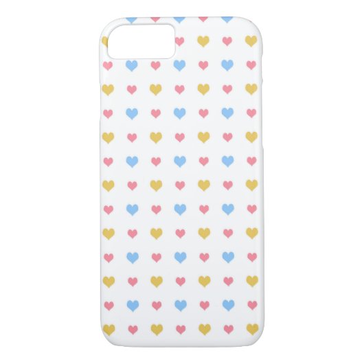Kleurig, kleurrijk, Patroon Geel Roze Blauw Case-Mate iPhone Case (Achterkant)