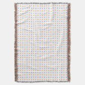 Kleurig, kleurrijk, Patroon Geel Roze Blauw Deken (Voorkant Verticaal)