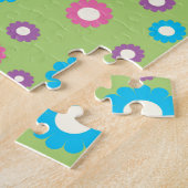 Kleurig kunstkunstpatroon legpuzzel (Zijkant)