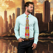 Kleurig kunstmatig loodhoudend glas Stropdas