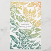 Kleurig laffy Design Soap Wrap Papierblad (Voorkant)