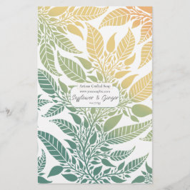 Kleurig laffy Design Soap Wrap Papierblad