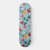  kleurig, licht blauw ontwerp persoonlijk skateboard (Voorkant)