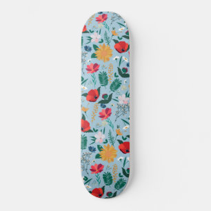 kleurig, licht blauw ontwerp persoonlijk skateboard