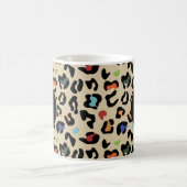 Kleurig luippatroon met monogram koffiemok (Center)