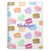kleurig macaronpatroon notitieboek (Voorkant)