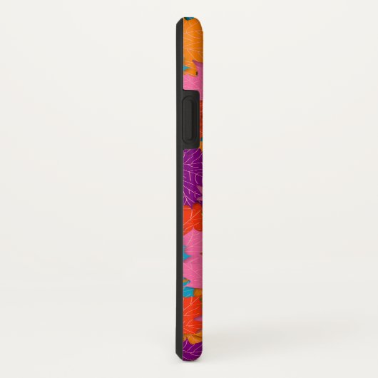 Kleurig mazelbladpatroon Case-Mate iPhone case (Achterkant / rechts)