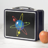 Kleurig model van de Atom (In situ)