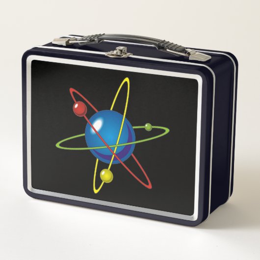 Kleurig model van de Atom (Voorkant)