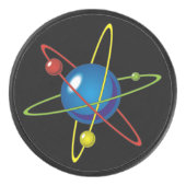 Kleurig model van de Atom Hockey Puck (Voorkant)