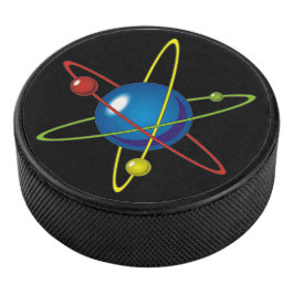 Kleurig model van de Atom Hockey Puck
