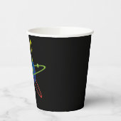 Kleurig model van de Atom Papieren Bekers (Links)