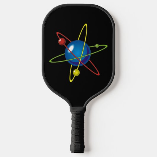 Kleurig model van de Atom Pickleball Paddle (Achterkant)