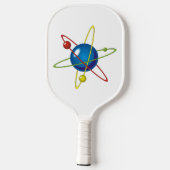 Kleurig model van de Atom Pickleball Paddle (Achterkant)
