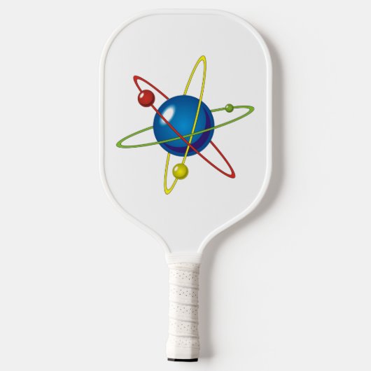 Kleurig model van de Atom Pickleball Paddle (Achterkant)
