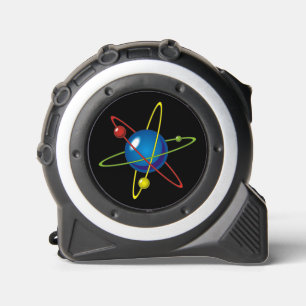 Kleurig model van de Atom Rolmaat