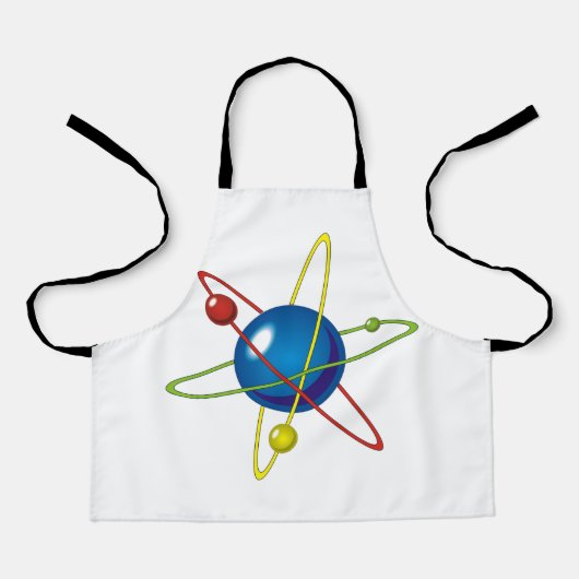 Kleurig model van de Atom Schort (Voorkant)