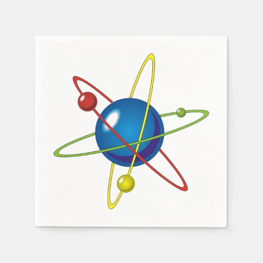 Kleurig model van de Atom Servet (Voorkant)