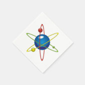 Kleurig model van de Atom Servet (Hoek)