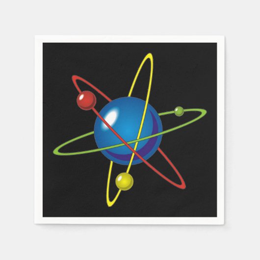 Kleurig model van de Atom Servet (Voorkant)