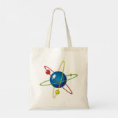 Kleurig model van de Atom Tote Bag (Achterkant)