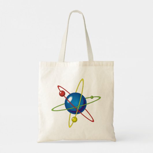 Kleurig model van de Atom Tote Bag (Achterkant)