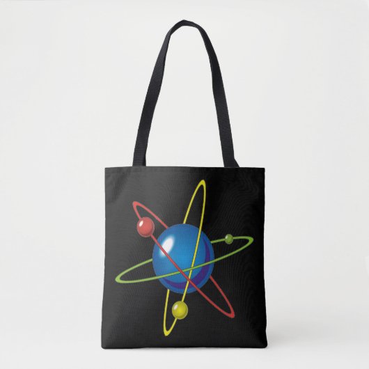 Kleurig model van de Atom Tote Bag (Voorkant)