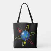 Kleurig model van de Atom Tote Bag (Achterkant)