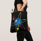 Kleurig model van de Atom Tote Bag (Dichtbij)