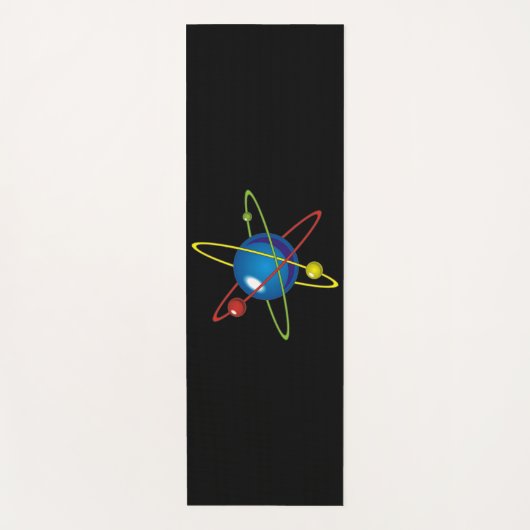 Kleurig model van de Atom Yogamat (Voorkant)