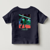 Kleurig modelvlak kinder shirts (Achterkant)