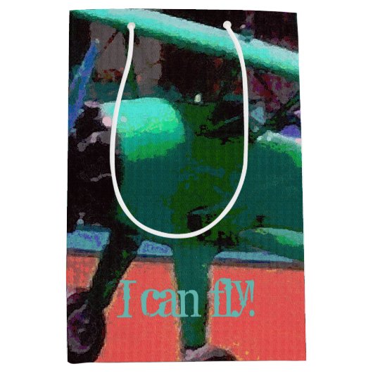 Kleurig modelvlak medium cadeauzakje (Voorkant)